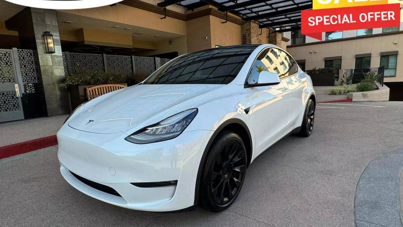 TESLA MODEL Y 2021 5YJYGDEE0MF229862 image